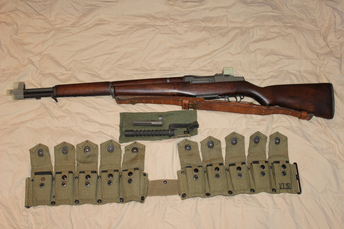SPRINGFIELD ARMORY M1 GARAND 30.06 plus GRENADE LAUNCHER and Accessories