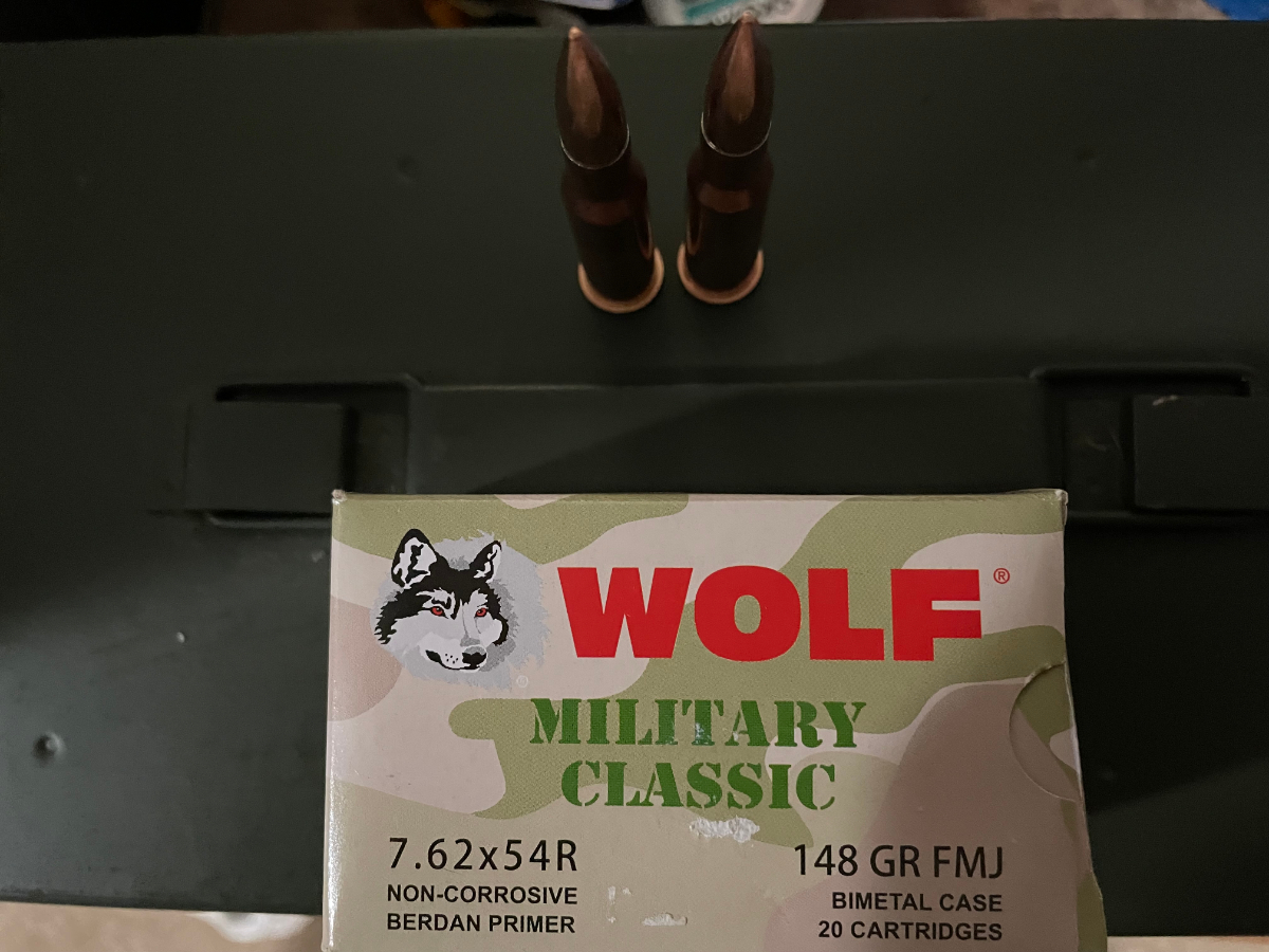 Wolf ammunition military classic 7 62x54r for sale at gunauction