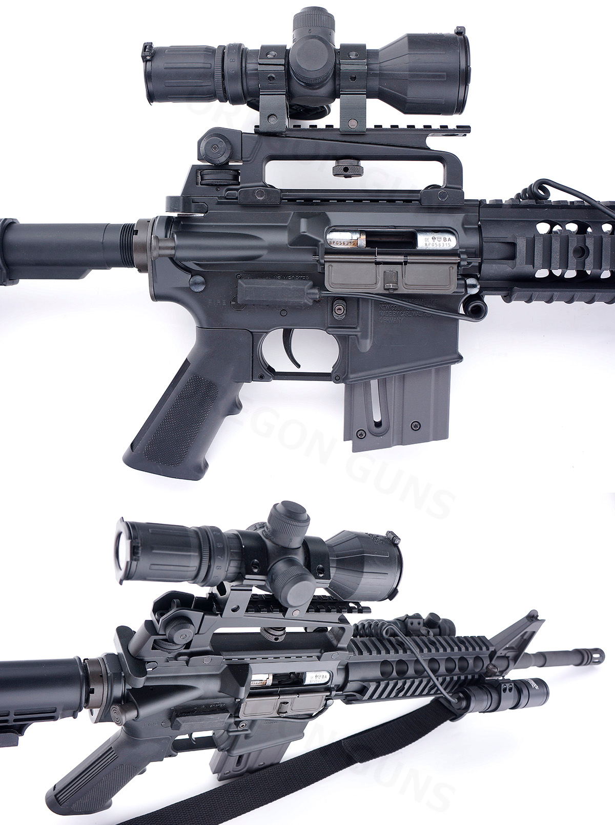 Colt Ar15 M4 Carbine Ar15 Quad Rail .22 Lr With Flashlight & Laser