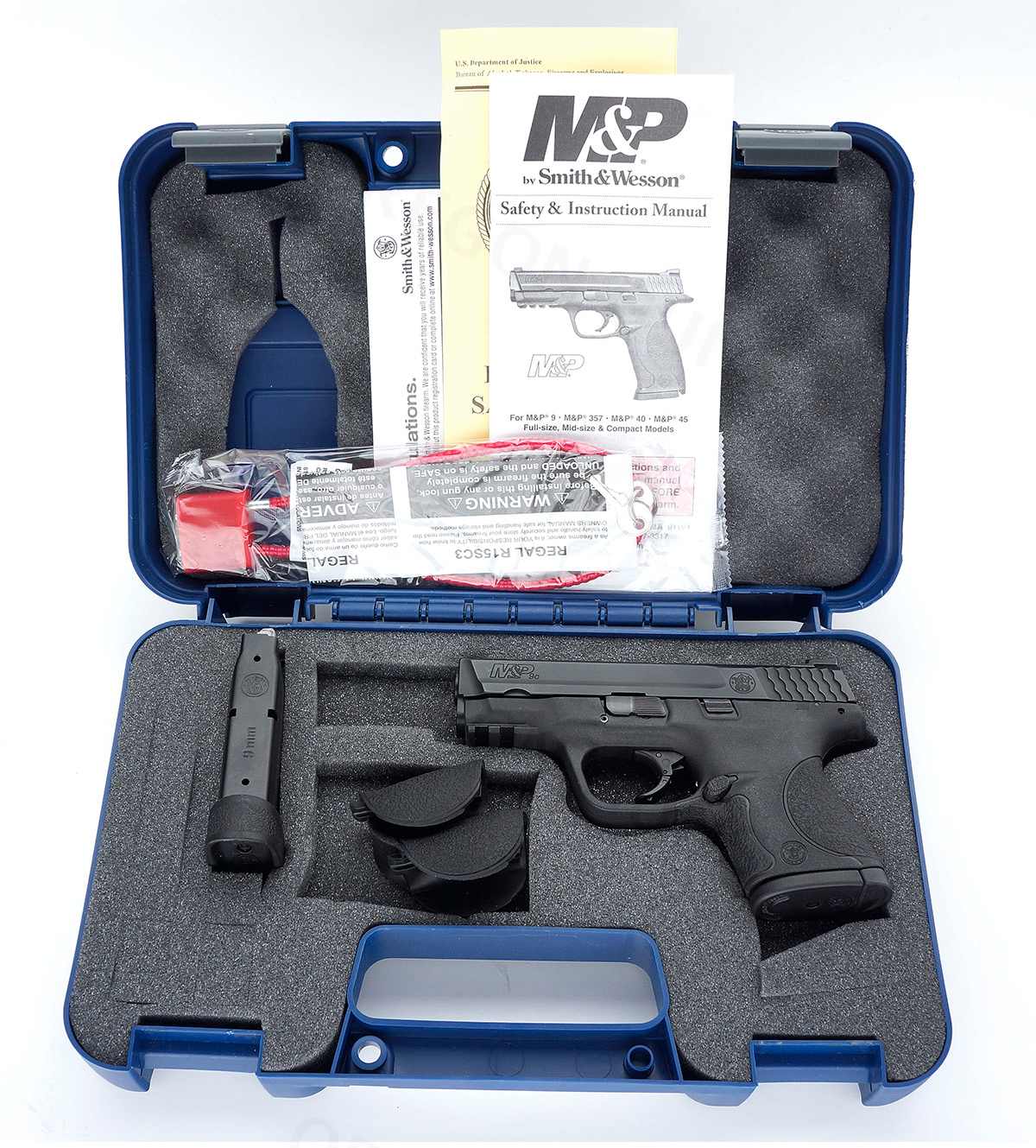 Smith & Wesson S&w Model M&p 9c Compact 9mm Semiauto Pistol Lnib Sn 