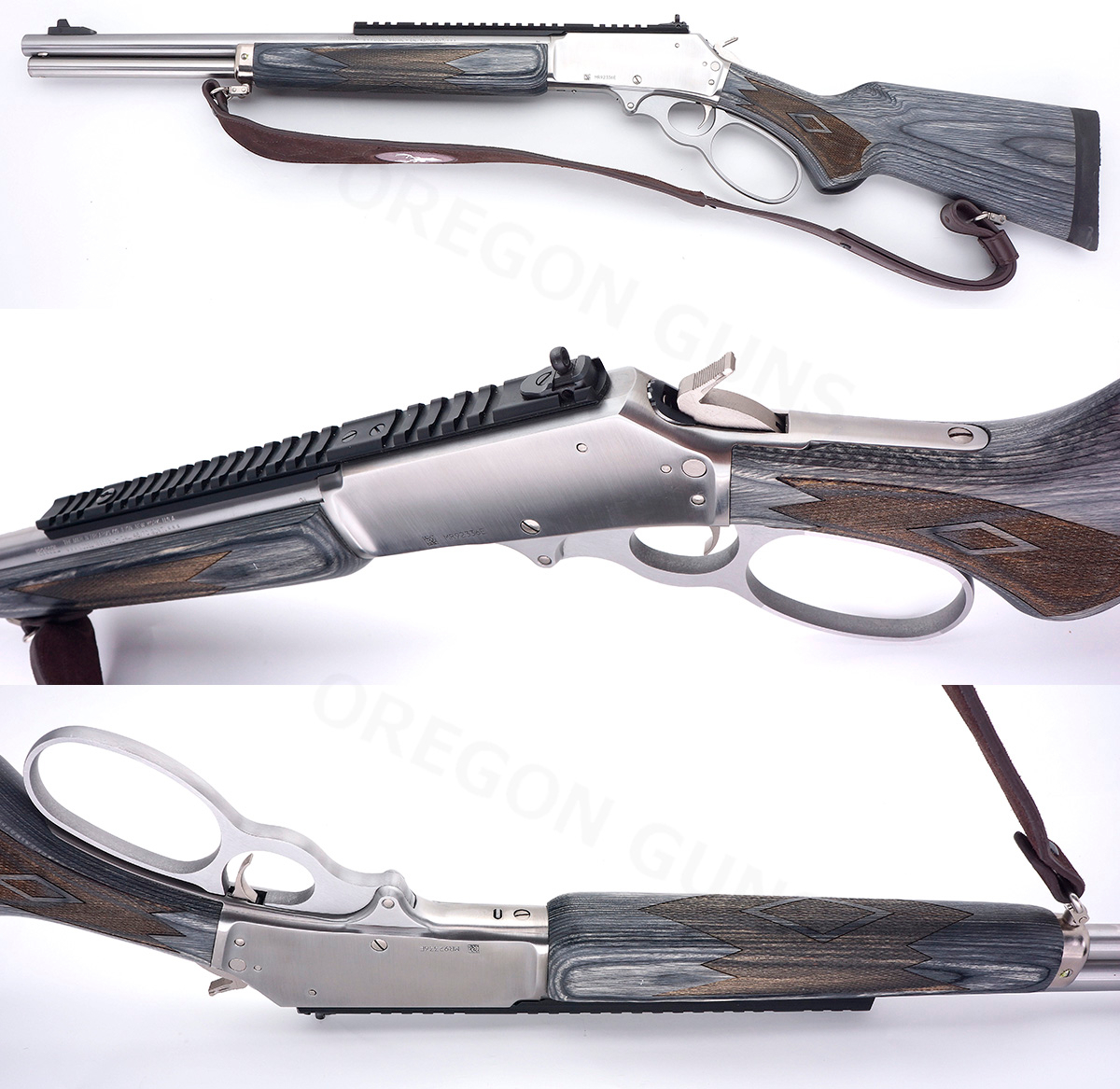 Marlin - MODEL 1895 SBL STAINLESS LAMINATED STOCK BIG LEVER ACTION 45 ...