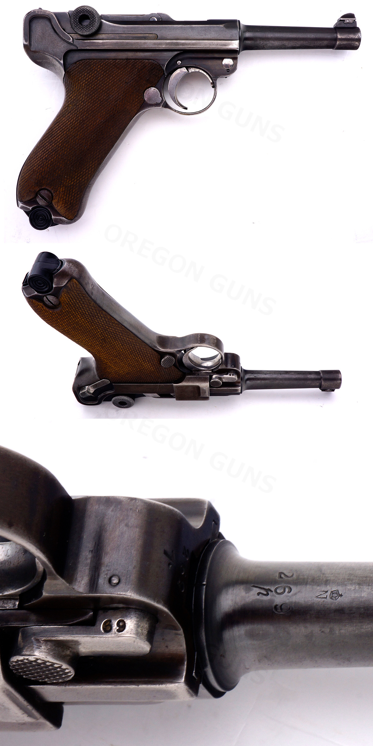 German Luger Dwm 1923 Commercial Semiauto Pistol .30 Cal C&R Ok Sn