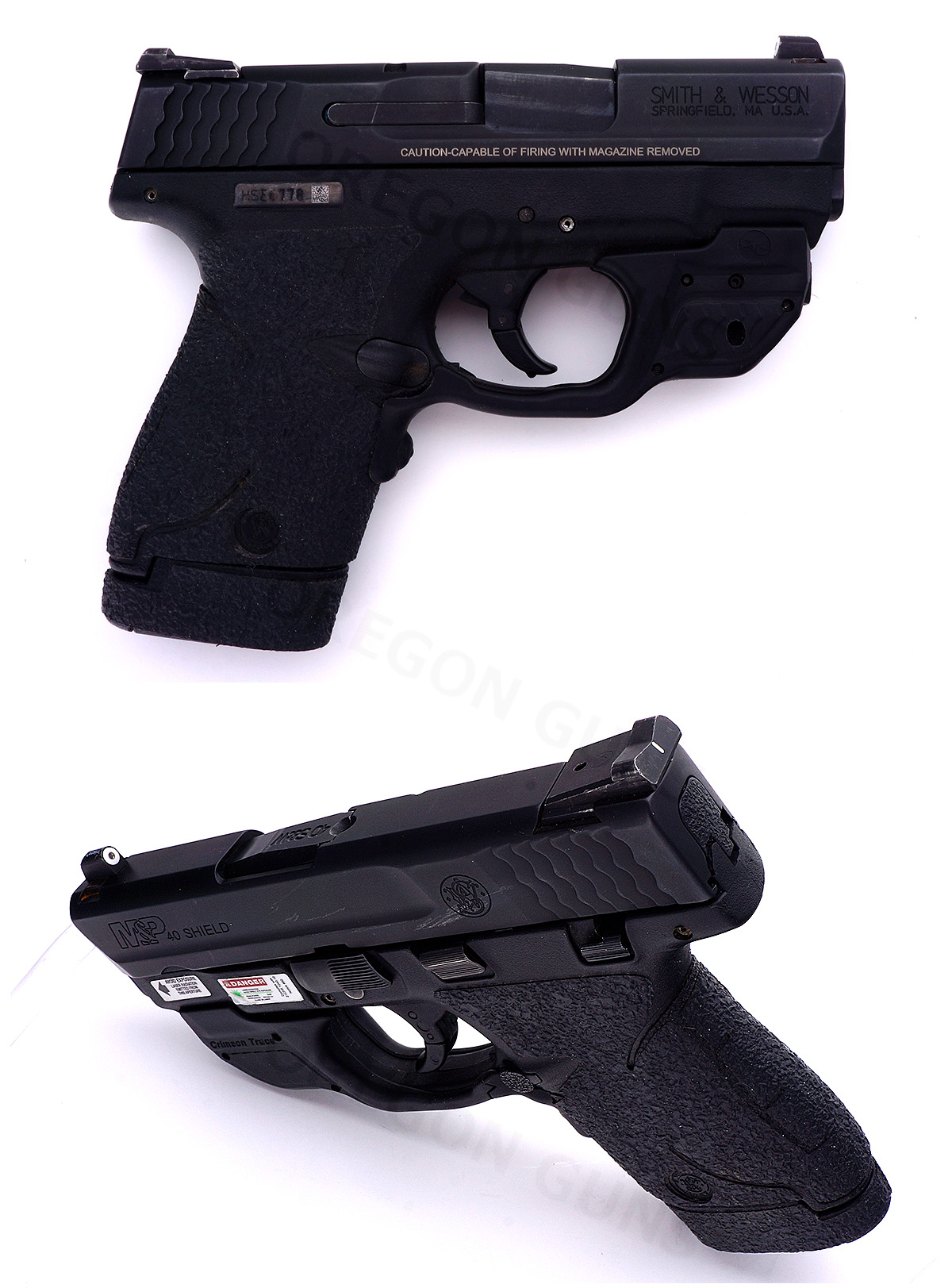 Smith And Wesson Sandw Mandp Shield 40 Sandw Semiauto Pistol Crimson Trace