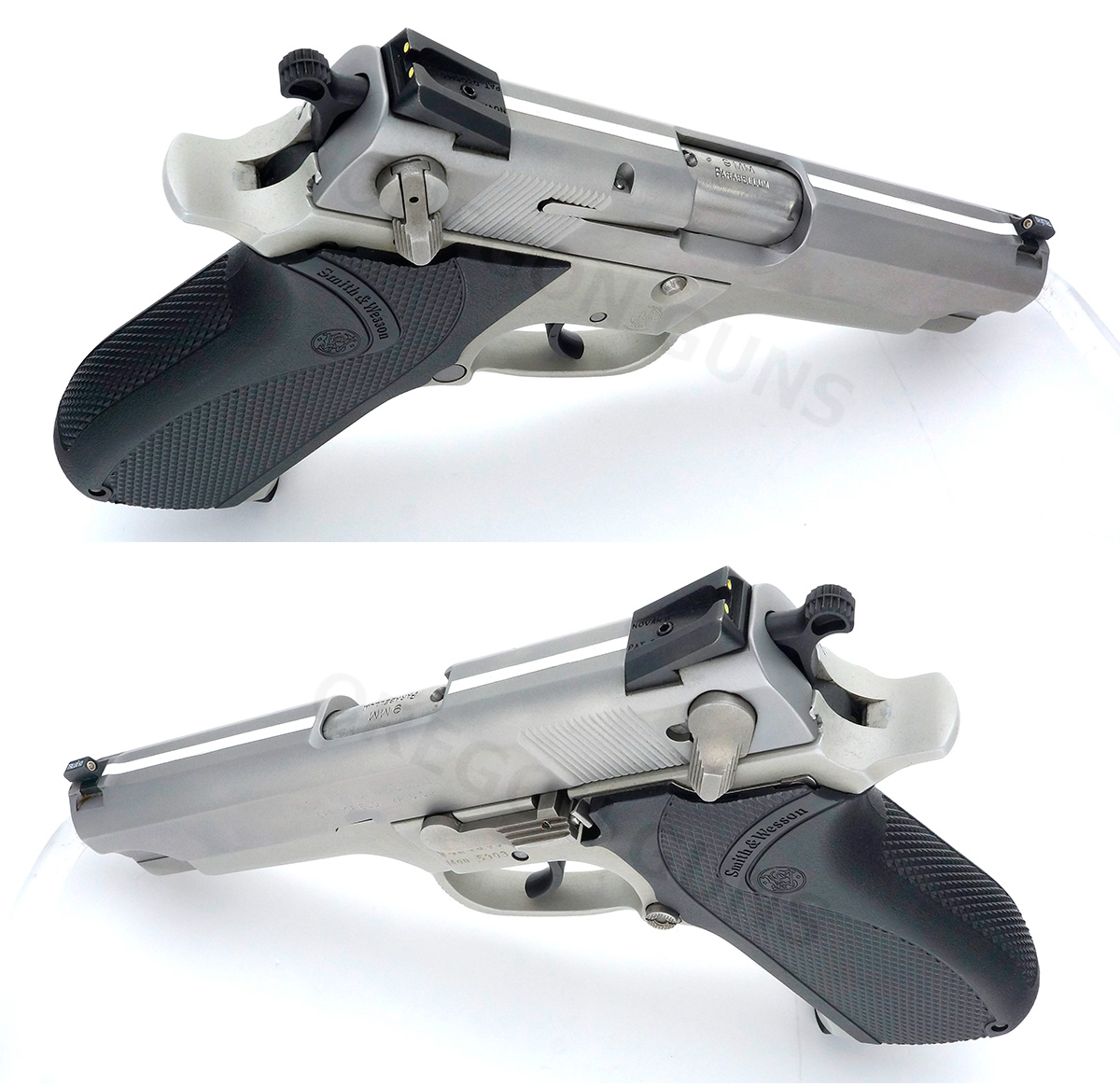 Smith & Wesson S&W MODEL 5903 STAINLESS 9MM SEMIAUTO PISTOL SN# VGN4805 ...