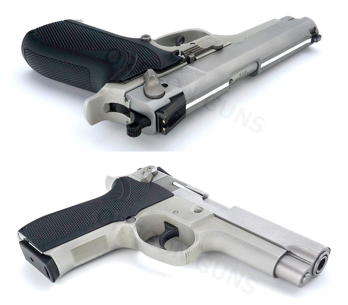 Smith & Wesson S&W MODEL 5903 STAINLESS 9MM SEMIAUTO PISTOL SN# VGN4805 ...