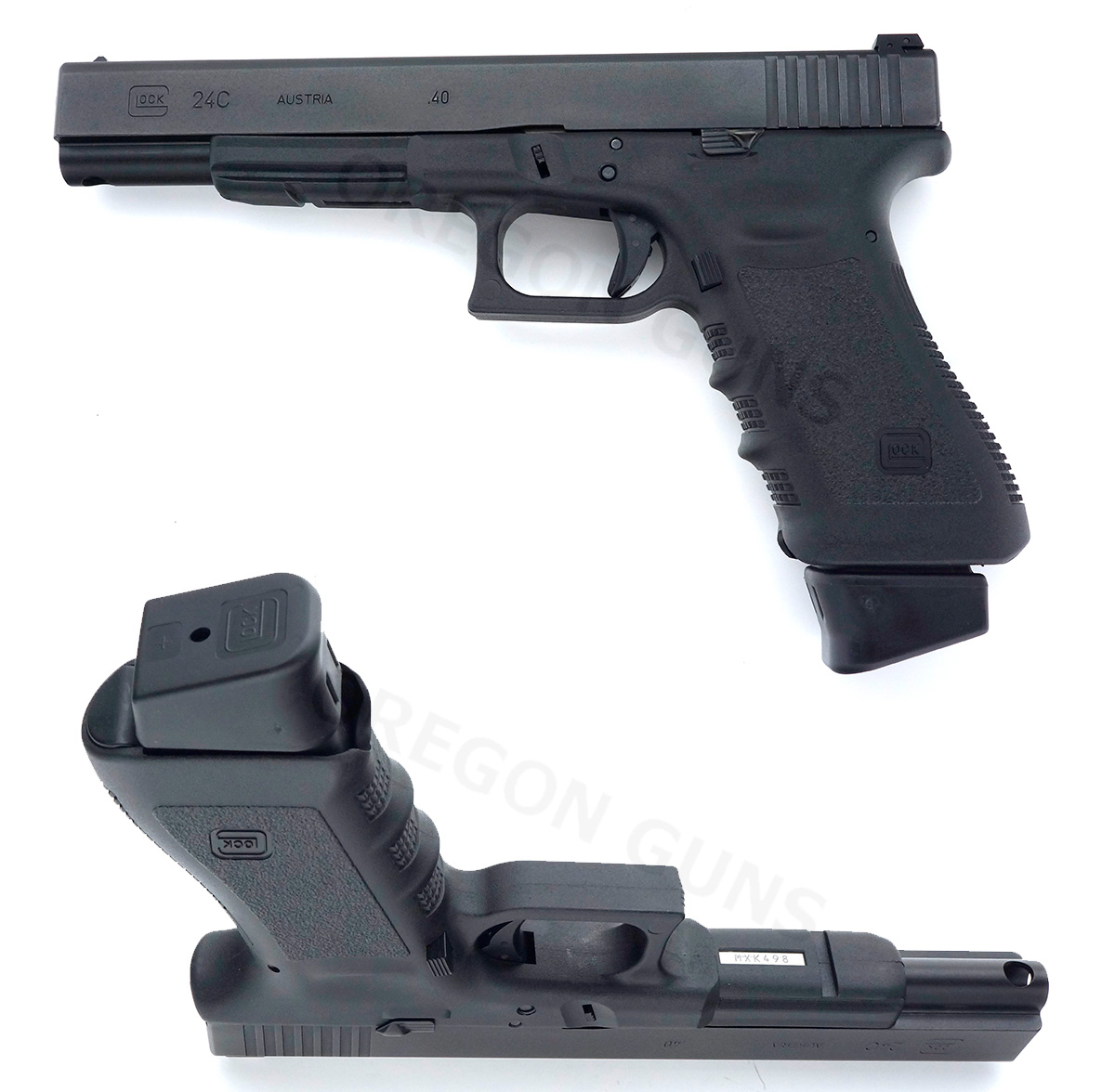 Glock Model 24c Semiauto Pistol 6 Inch .40 Cal Ported Barrel W/Adj ...