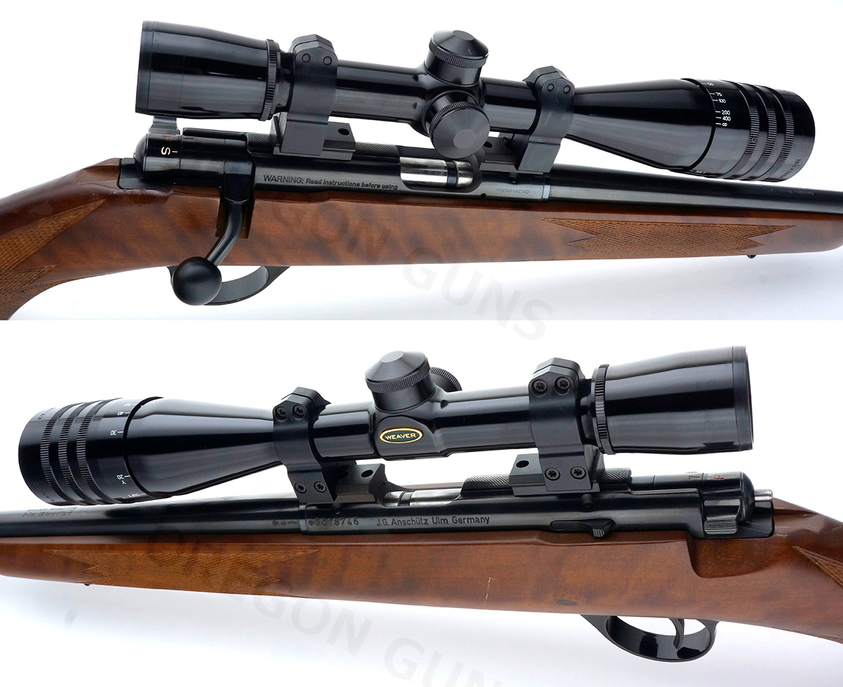 Anschutz MODEL 1710 SPORTER VARMINT BOLT ACTION .22 LR RIFLE WITH ...