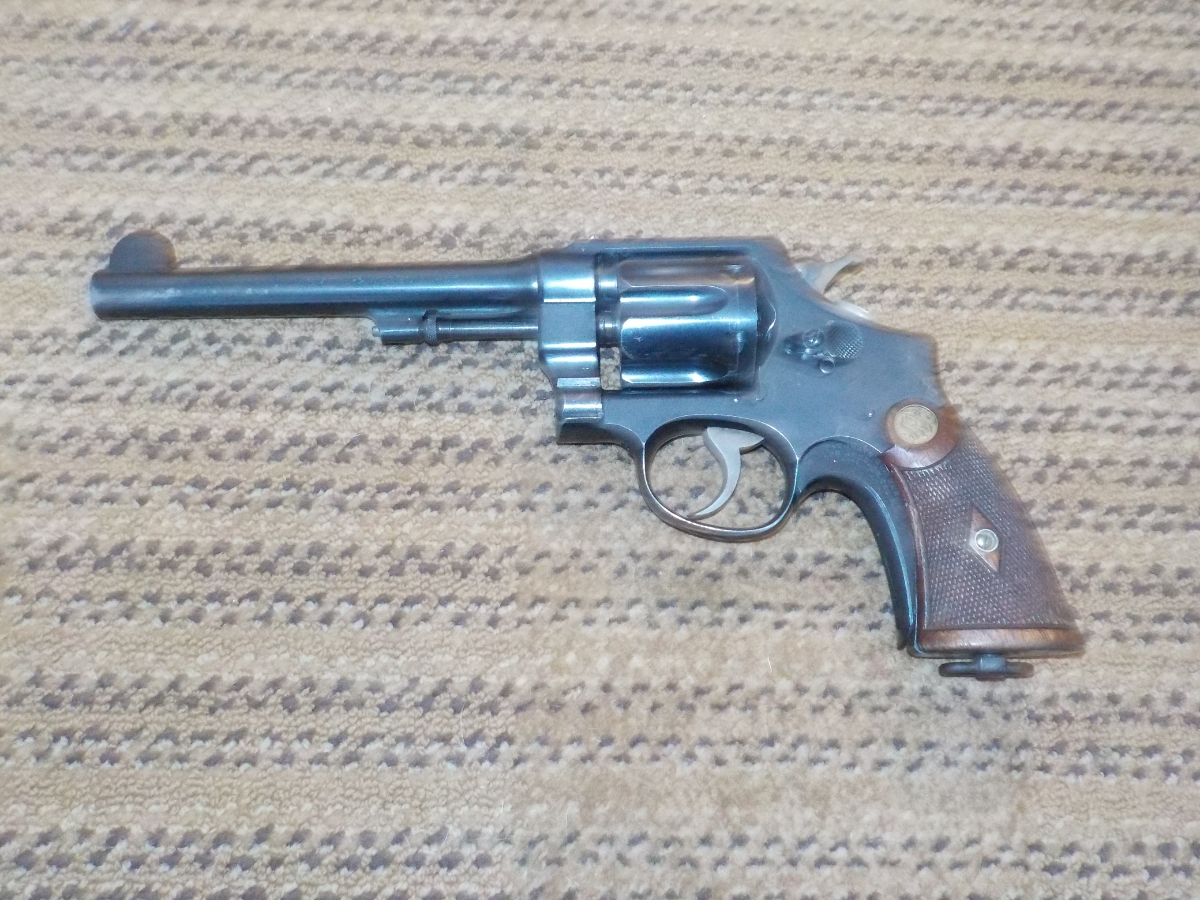 SMITH & WESSON .44 HAND EJECTOR .445 WEBLY BRITSH PROOFS .455 Webley - Picture 1