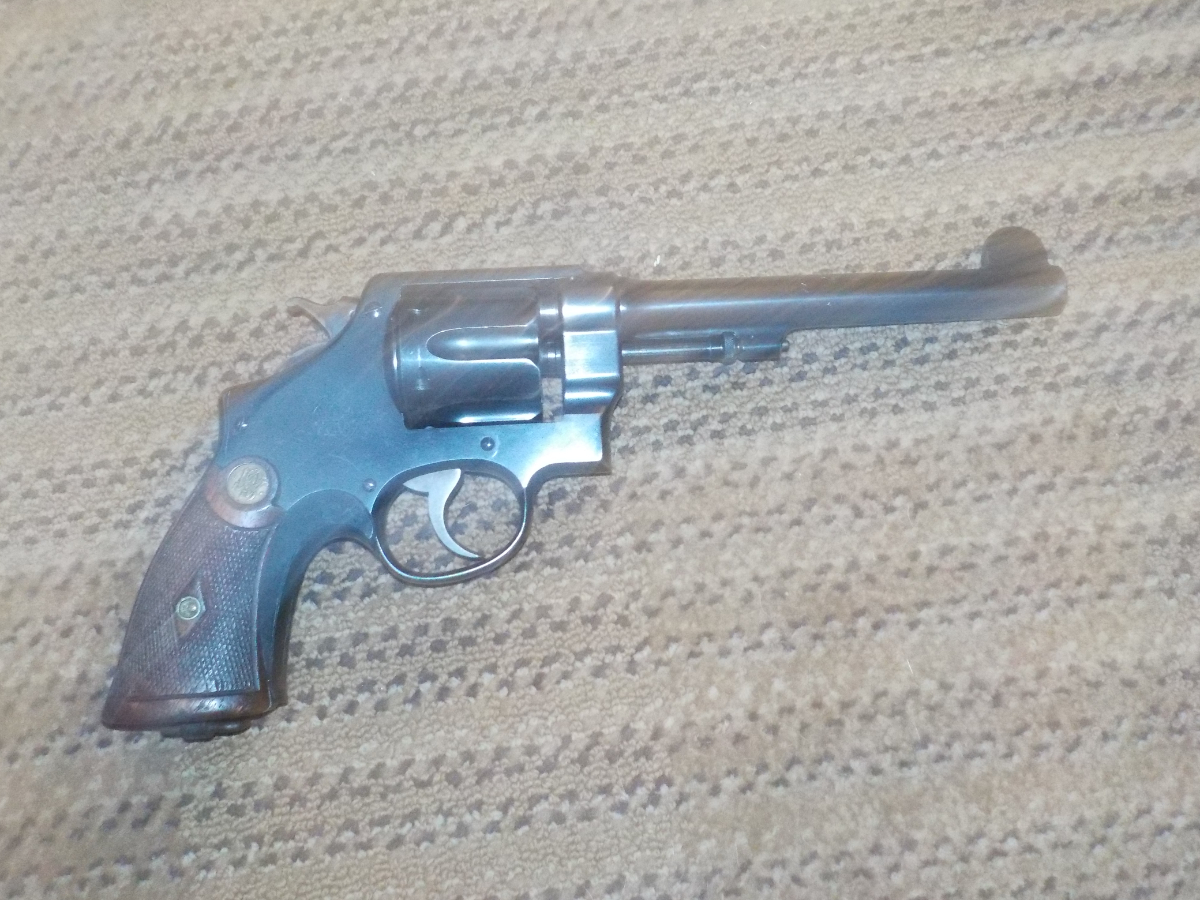 SMITH & WESSON .44 HAND EJECTOR .445 WEBLY BRITSH PROOFS .455 Webley - Picture 2
