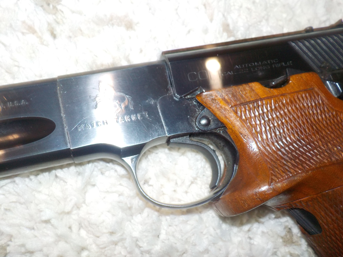 COLT MATCH TARGET 22LR SERIAL NUMBER 165175-S 90 ORIGINAL ON UP .22 LR - Picture 2