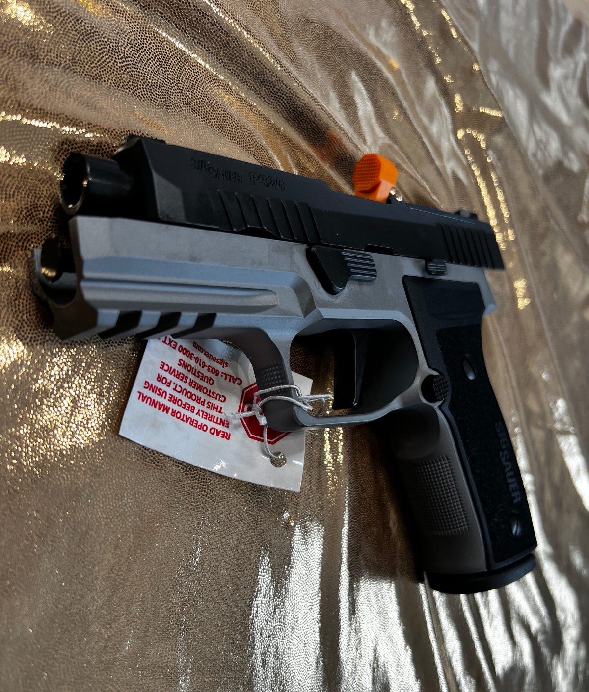 SIG Sauer P320 AXG CARRY 9mm 3.9 reverse two tone, striker, X-ray, (2 ...