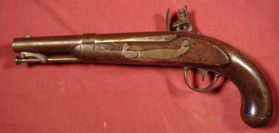 R.Johnson U.S. Flintlock Pistol, Middletown Conn. 1843 For Sale at ...