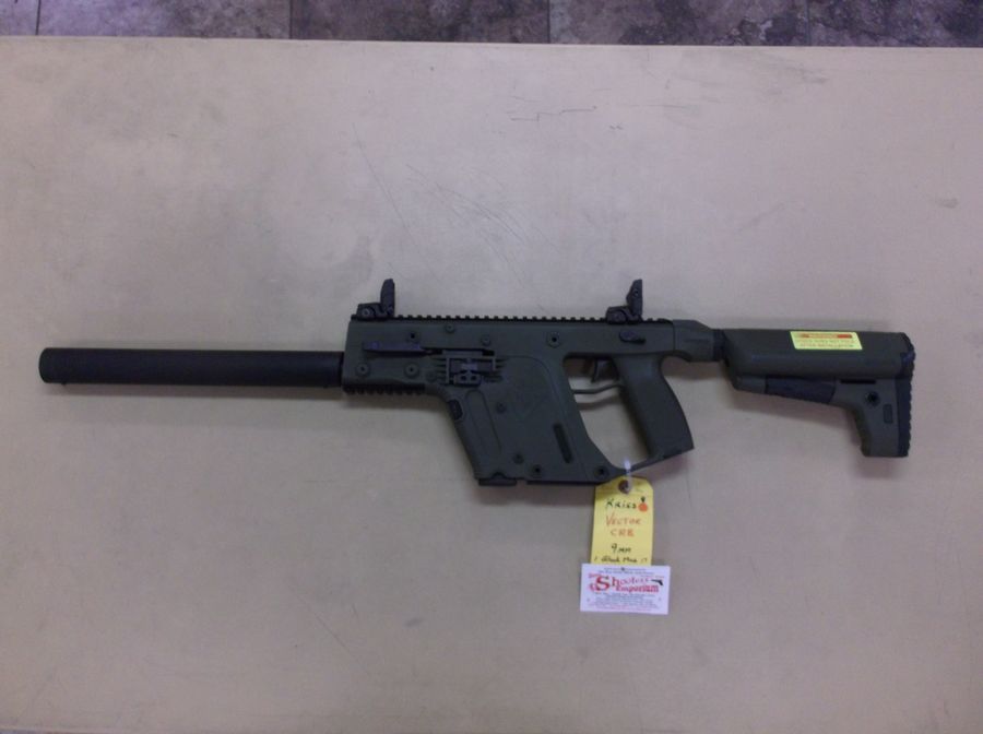 KRISS USA Model Vector CRB 9mm Uses Glock Mag (B539016) (DUPLICATE