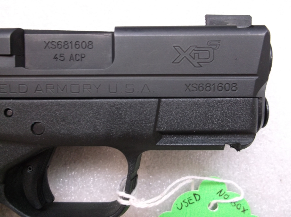 Springfield Armory Model Xds With One 7 Round (Duplicate) (Duplicate