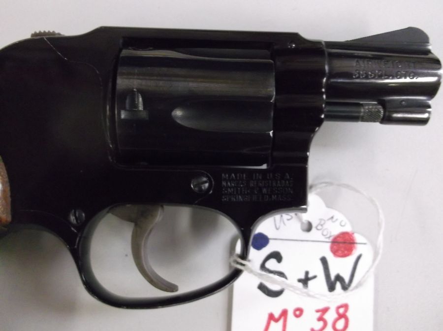 Smith And Wesson Model 38 Airweight 38 Spl Soldsold B4601 16 Sold Sold For Sale At 5721