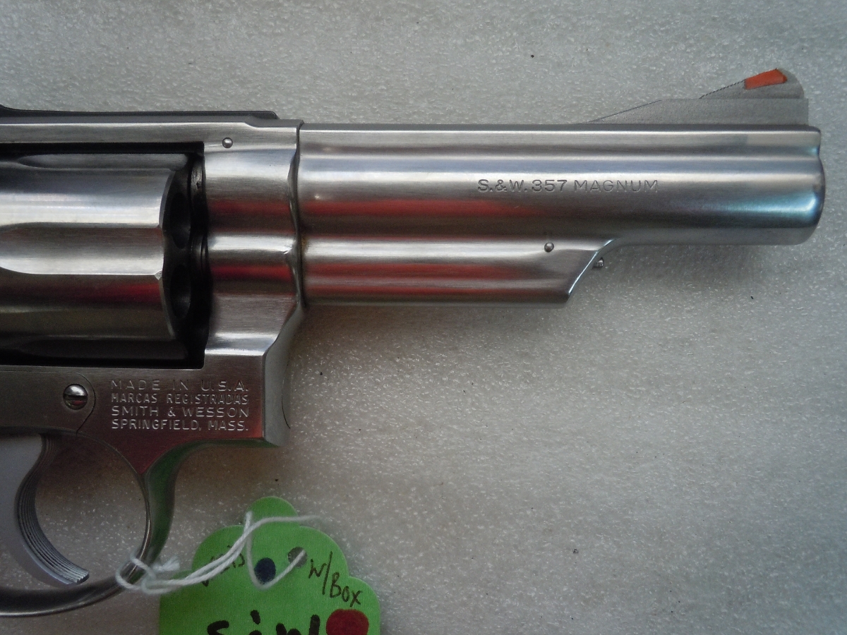 Smith & Wesson Model 66-1 Stainless 4 In. Barrel Original Box ...