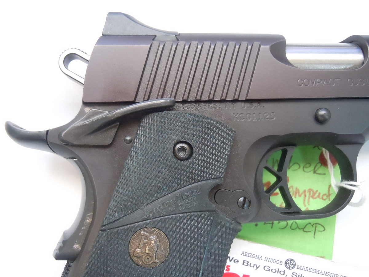 Kimber 1911 Compact Custom Original Hard Case, Manual, Night Sights