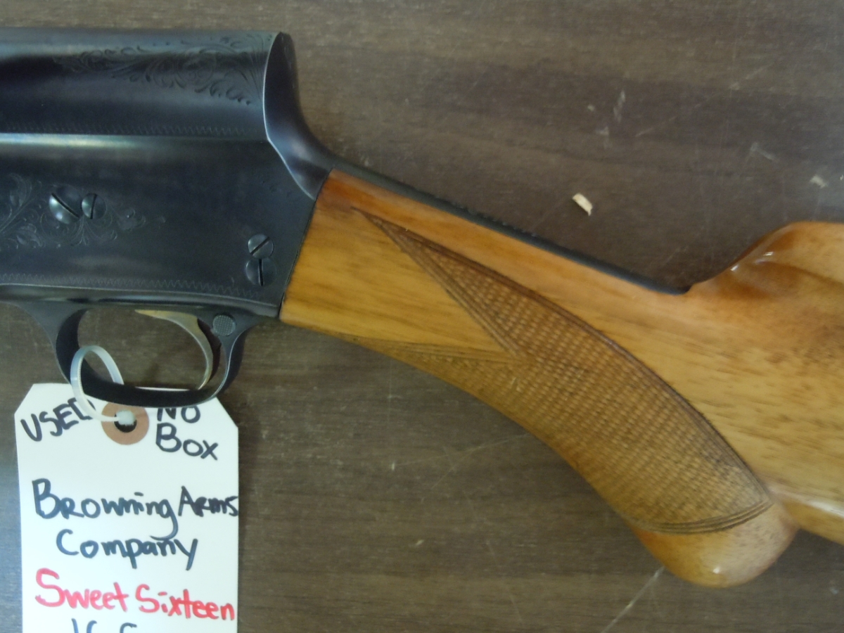 Browning Fn Model Sweet Sixteen Youth Stock Long Tang Round Knob Serial