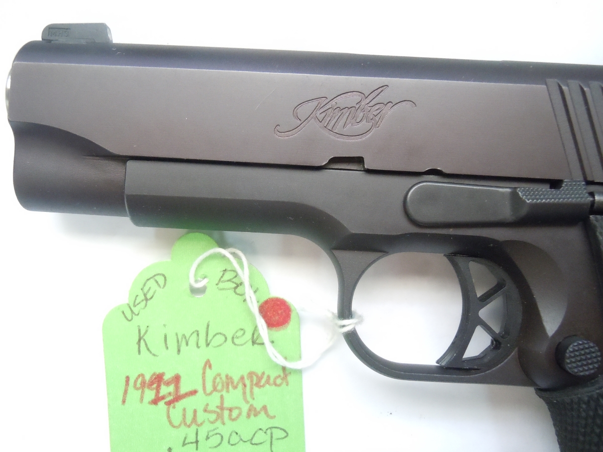 Kimber 1911 Compact Custom original hard case, manual, Night Sights
