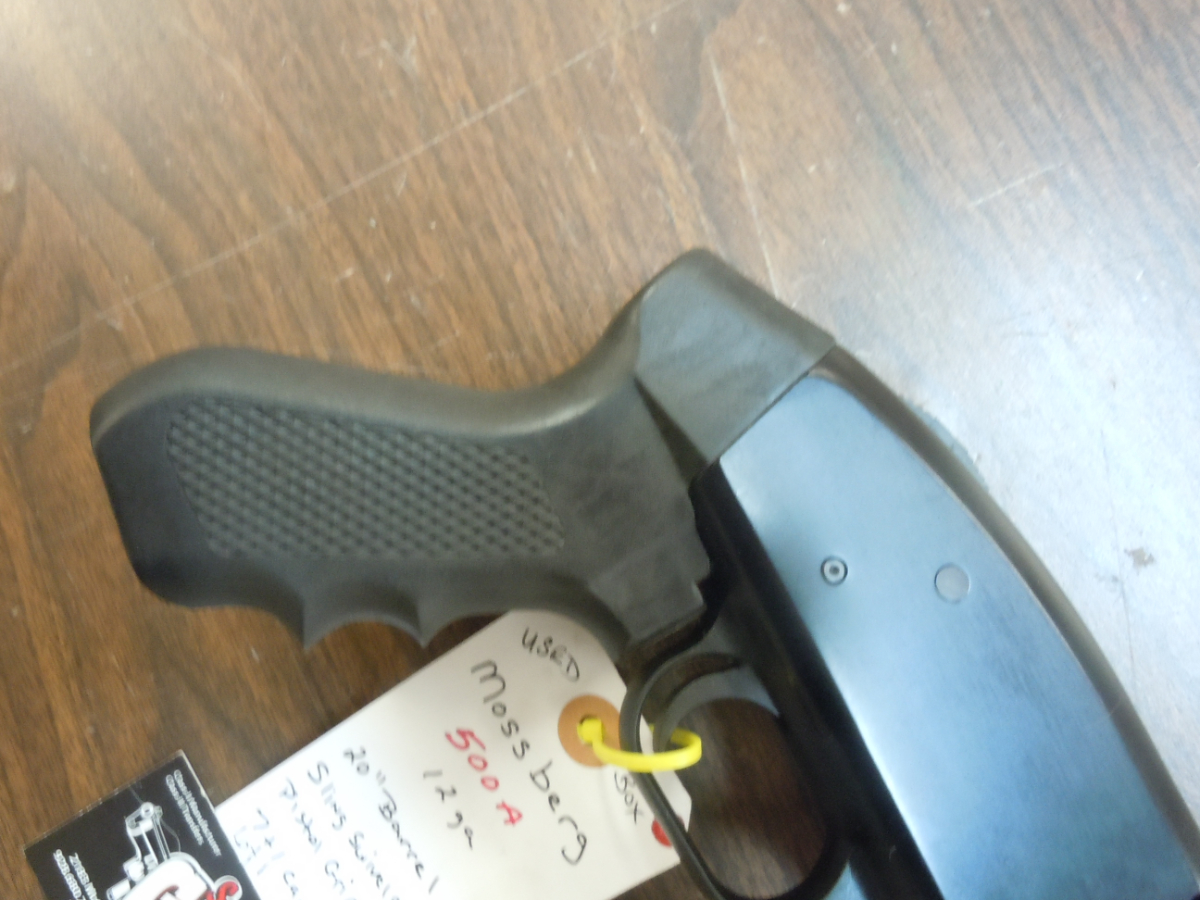 Mossberg Model 500A 20" Barrel Sling swivels attachments Pistol Grip