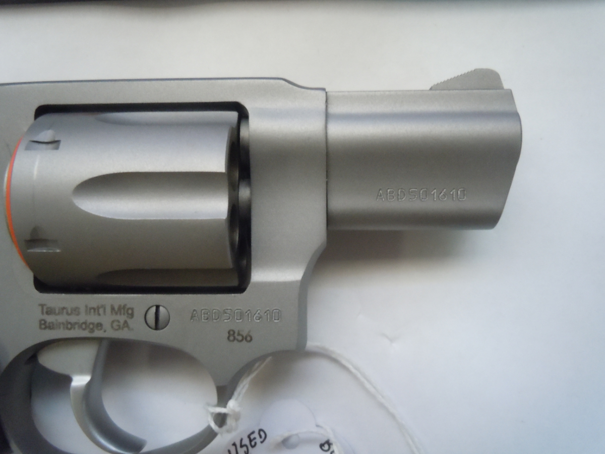 Pictures Taurus Model 856 Matte Stainless Steel 2 Barrel 6 Shot