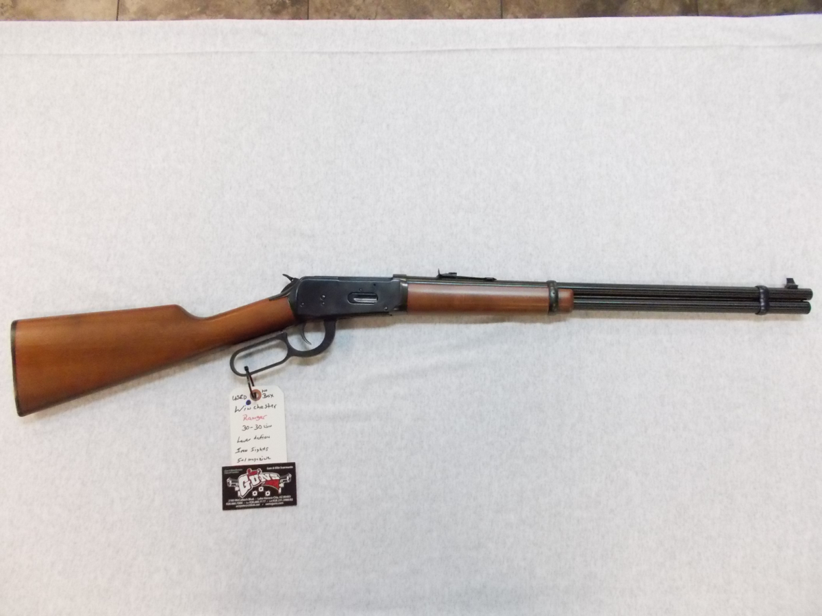 Winchester Ranger 30-30 Win. W/ Iron Sights. 5+1 Capacity Lever Action ...