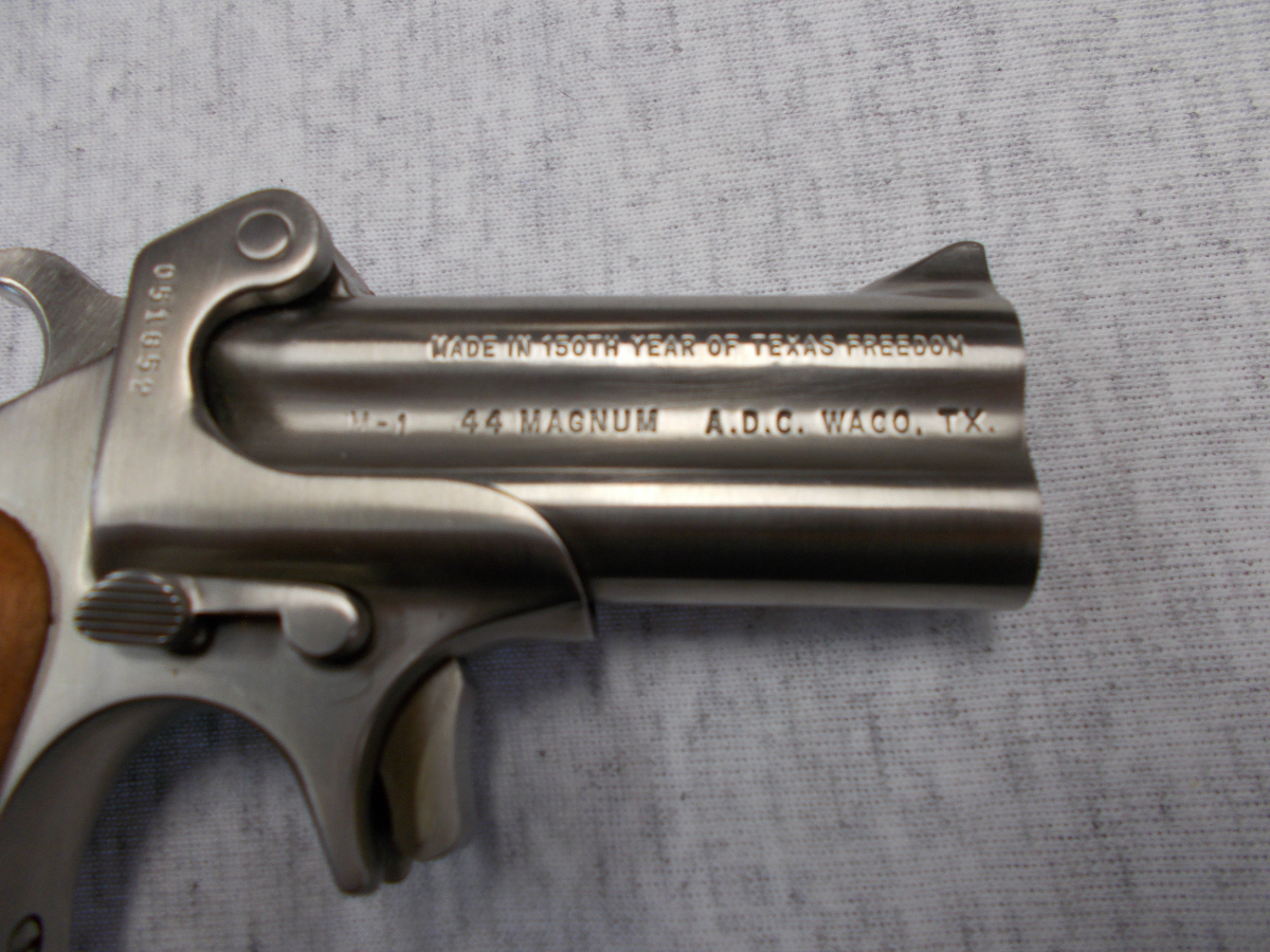 American Derringer STAINLESS STEEL Model 1 .44 Mag & 44 spl w/ display ...