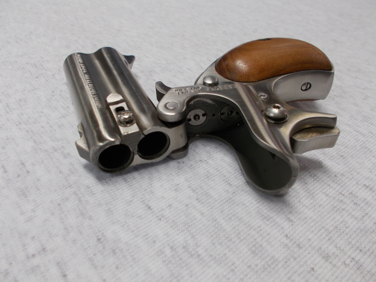 American Derringer STAINLESS STEEL Model 1 .44 Mag & 44 spl w/ display ...