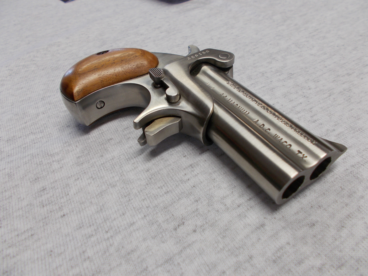 American Derringer STAINLESS STEEL Model 1 .44 Mag & 44 spl w/ display ...