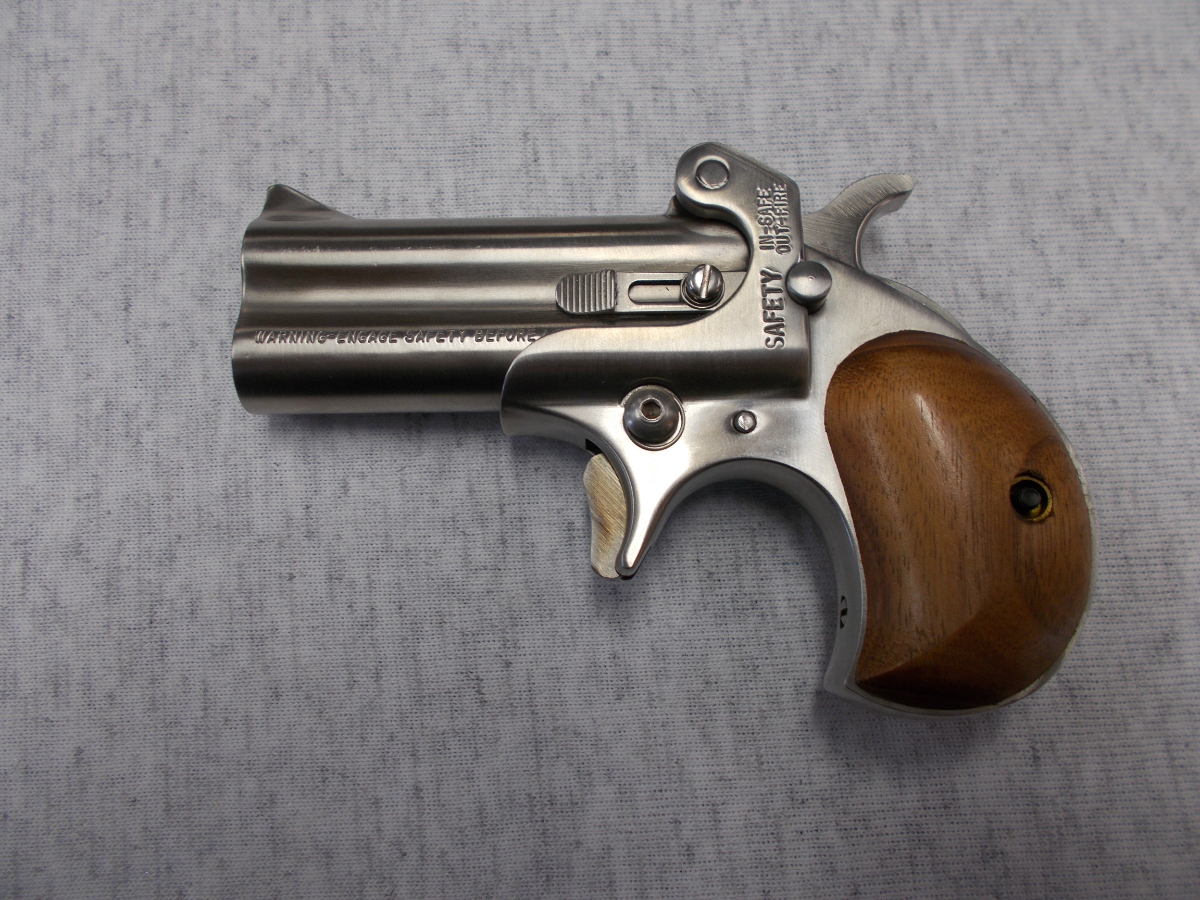 American Derringer STAINLESS STEEL Model 1 .44 Mag & 44 spl w/ display ...