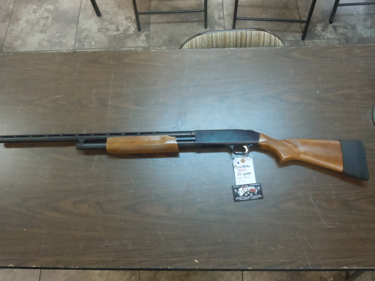 Mossberg Model 500C 26" barrel butt stock shortened about 1/2" no butt