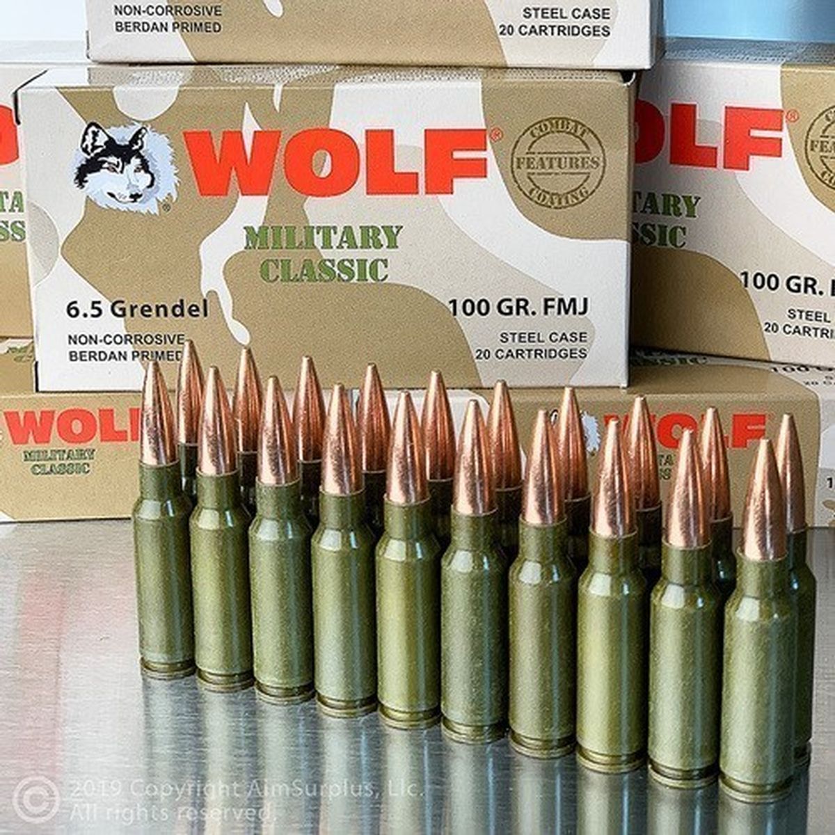 Wolf Ammunition 65 Grendel 100grn Fmj 500 Rounds 65 Grendel For Sale At 17091531