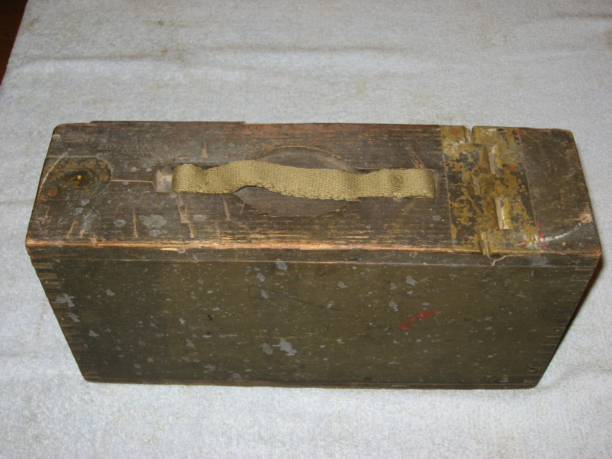 Ammunition boxes wood 
