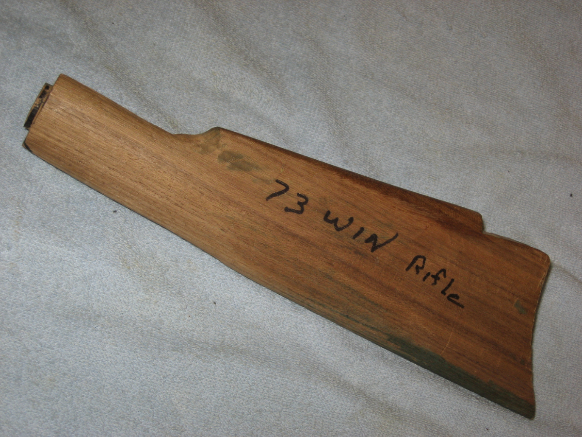 Winchester Model 1873 Repeating Rifle Straight Gripcrescent Style Walnut Buttstock For Sale At