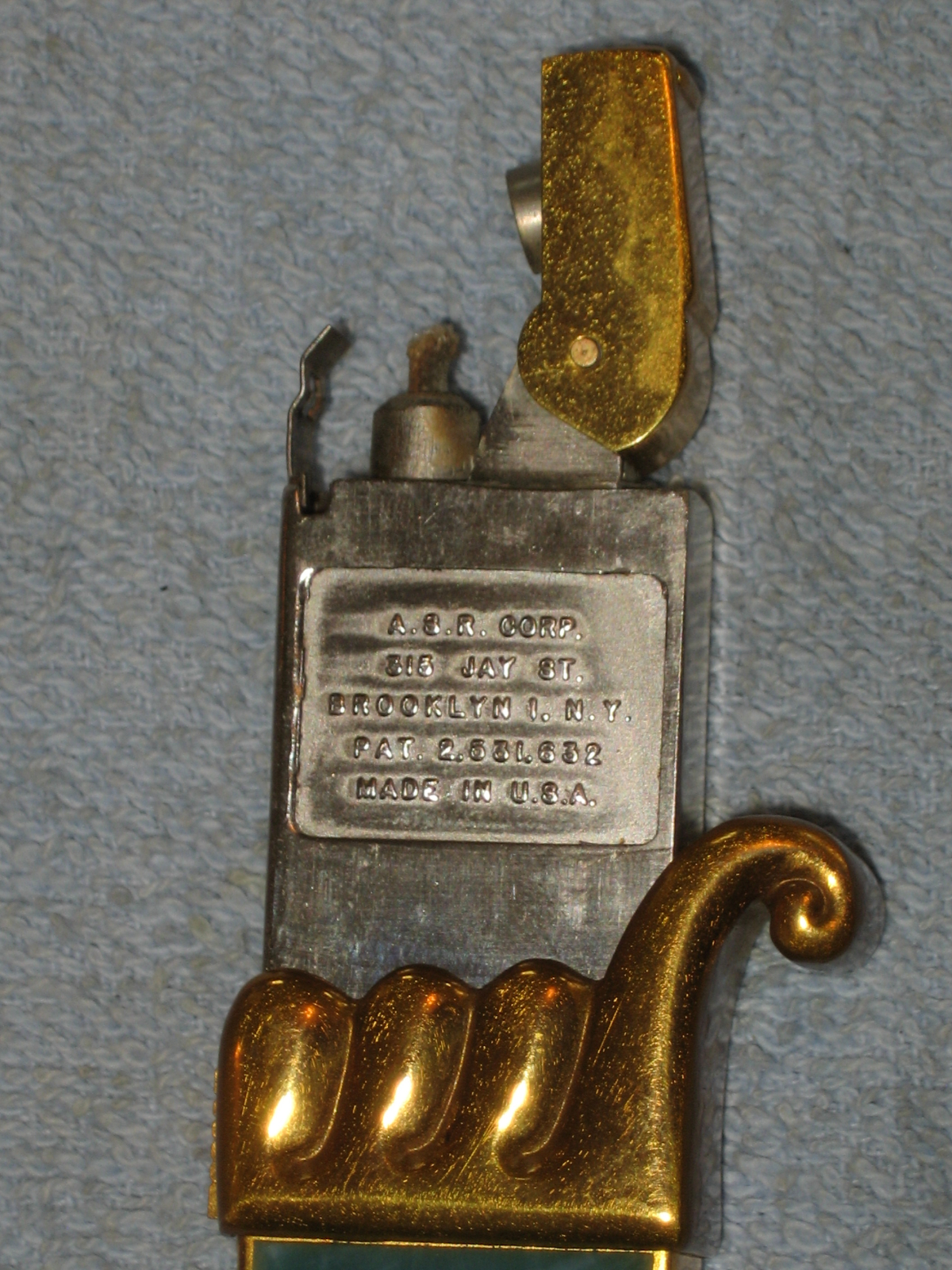 AMERICAN SAFETY RAZOR COMPANY ASR ASCOT 1952 LIGHTER, LETTER OPENER