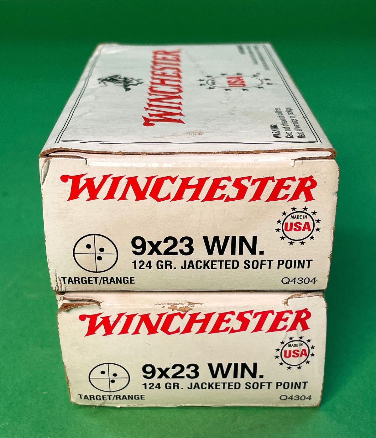 9x23 Win 124 gr. Jacket Soft Point Winchester USA Ammo 9mm variant made ...