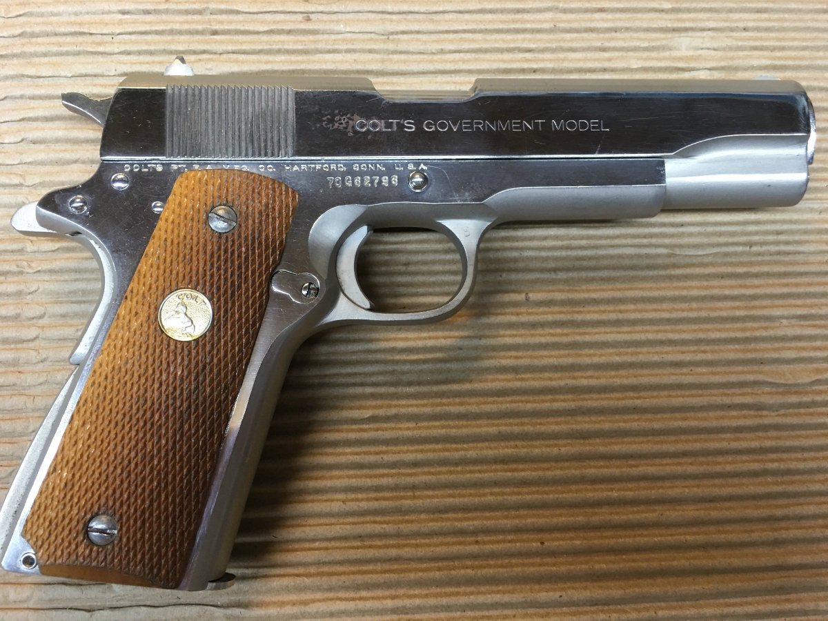 Colt Nickel MKIV Series 70 Gov`t Model .45ACP .45 ACP 17100662 ...