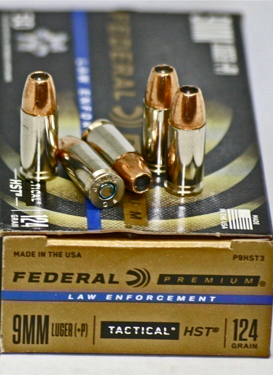 Hst Hollow Point Defense Ammo Jhp 124 Gr 9mm+p Jhp Le 50 Round Boxes 