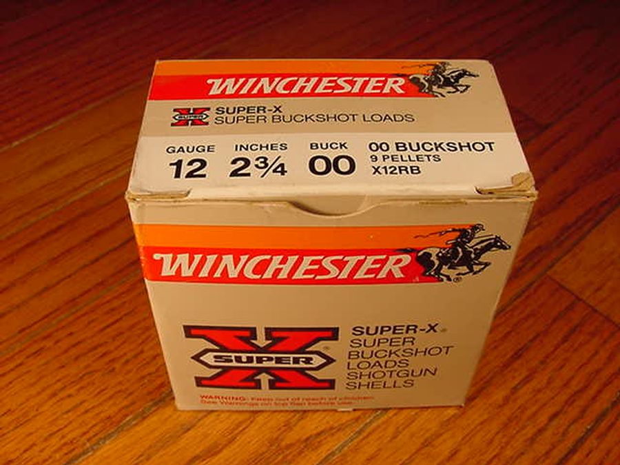 Box (25 Rds) Winchester 12 Gauge Oo Buckshot 12 Ga For Sale at ...