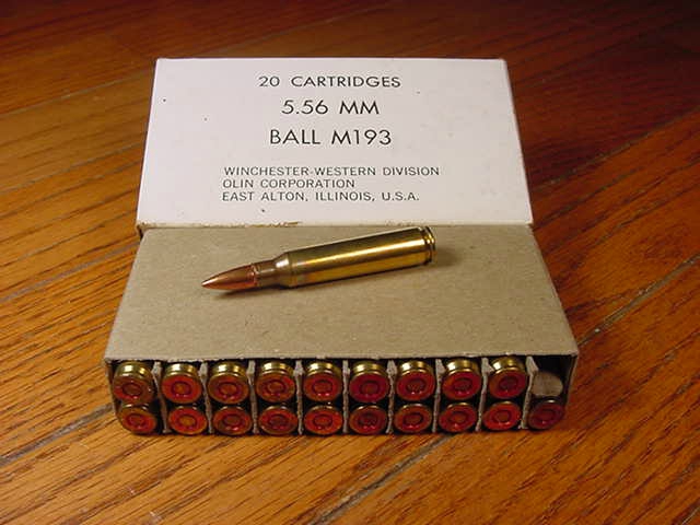 Box of Olin/Winchester M193 5.56mm Ball/Full Metal Jacket