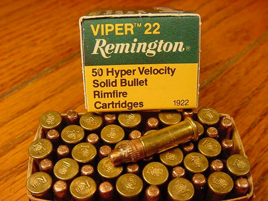 Box Remington 22 Viper .22 Lr Hyper Velocity Plated Solid Point .22 Lr ...