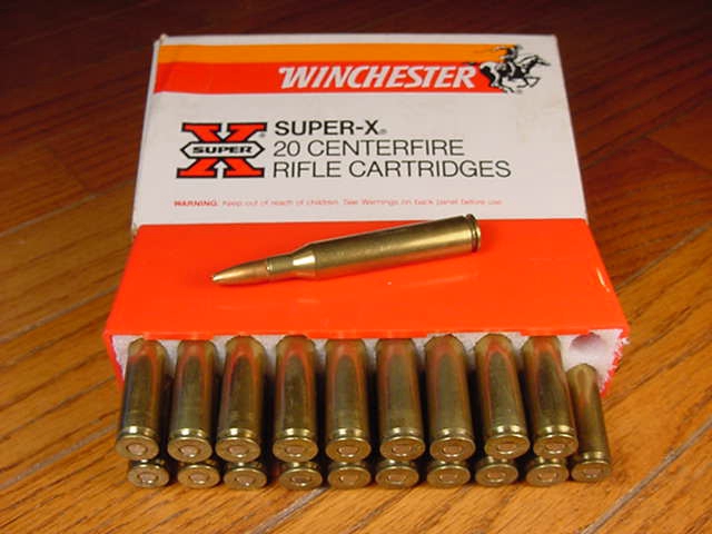 Winchester Box of Super-X .25-06 Rem. Jacketed Positive Expanding Point ...