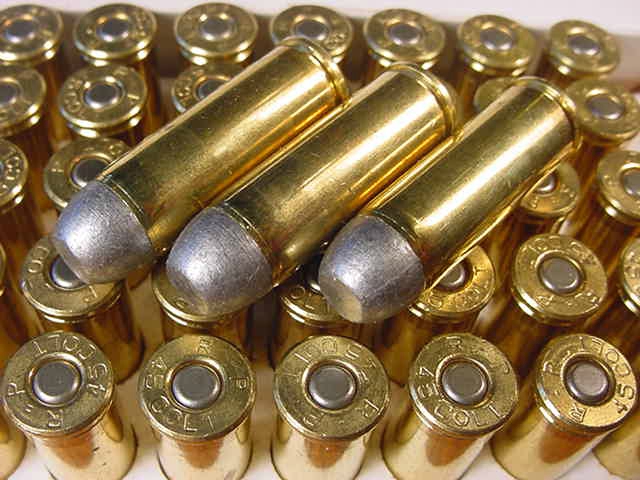 50 Rounds Of .45 Colt Lead Round Nose Flat Point .45 Colt For Sale at ...