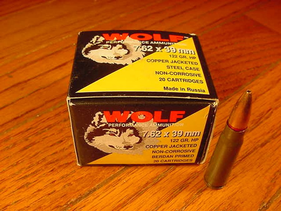 Box of wolf 7 62x39mm jacketed hollow point 7 62x39 for sale at