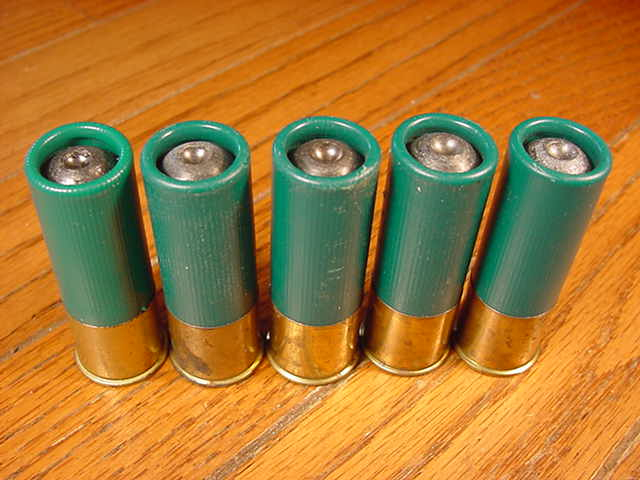 5 Rounds of Remington 12 Gauge Rifled Slugs