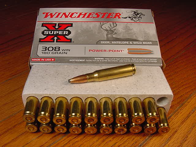 Box Of Winchester Super-x Power-point .308 Win. Semi-jacketed Soft 