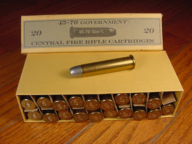 Box Of .45-70 Government Lead Round Nose Flat Point .45-70 Govt. For ...