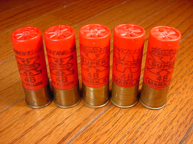 5 Rounds Of Winchester 12 Gauge Number 4 Buckshot 12 Ga For Sale at ...