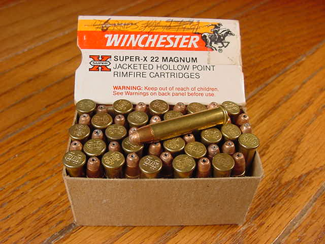 Box Of Winchester Super-X .22 Magnum Jacketed Hollow Point