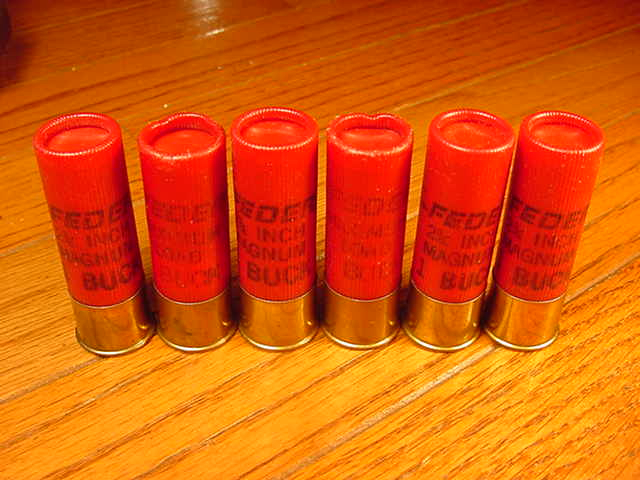 6 Rounds Of Federal 12 Gauge Number 1 Buckshot 12 Ga For Sale at ...